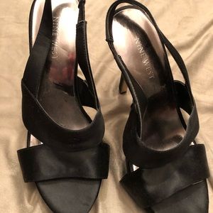 Nine West Black Shoes 6 Platform High Heels Pumps